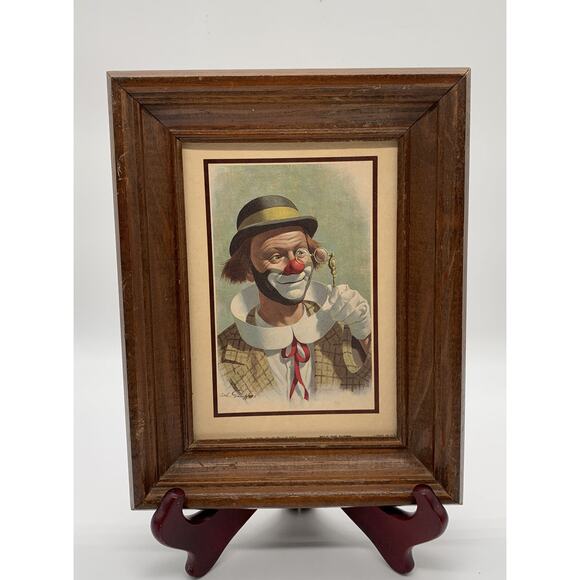 Vintage Arthur Sarnoff Framed Ringo The Clown Rolo The Clown Litho Pair Read - Picture 7 of 12